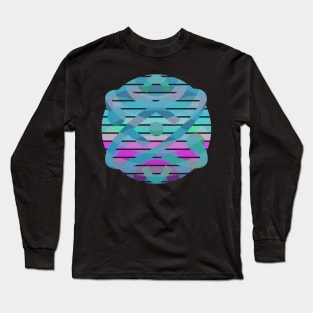 Retro-futuristic atom 2 Long Sleeve T-Shirt